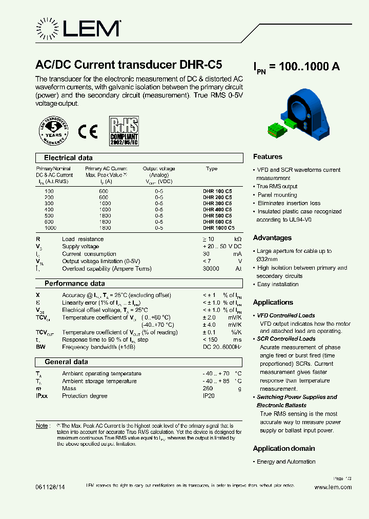 DHR300C5_1134092.PDF Datasheet
