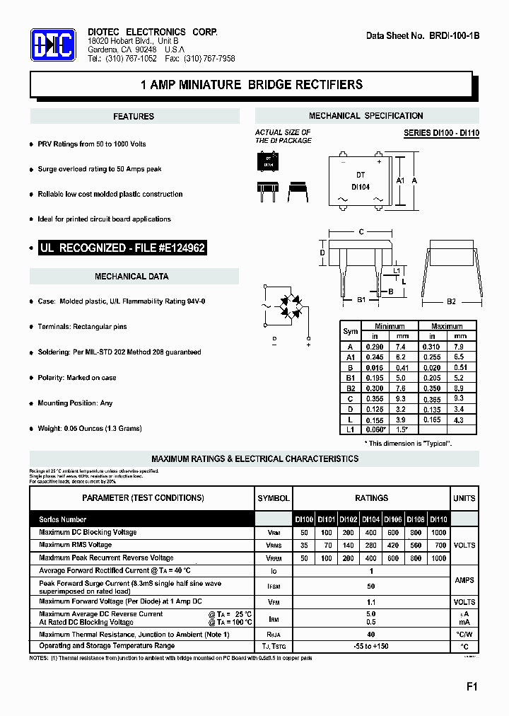 DI110_1232610.PDF Datasheet