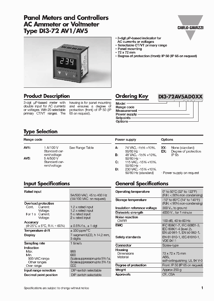 DI372AV5_1232650.PDF Datasheet