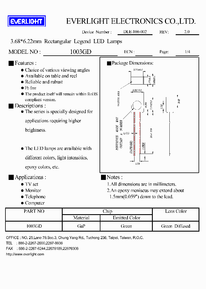 DLE-100-002_1232844.PDF Datasheet