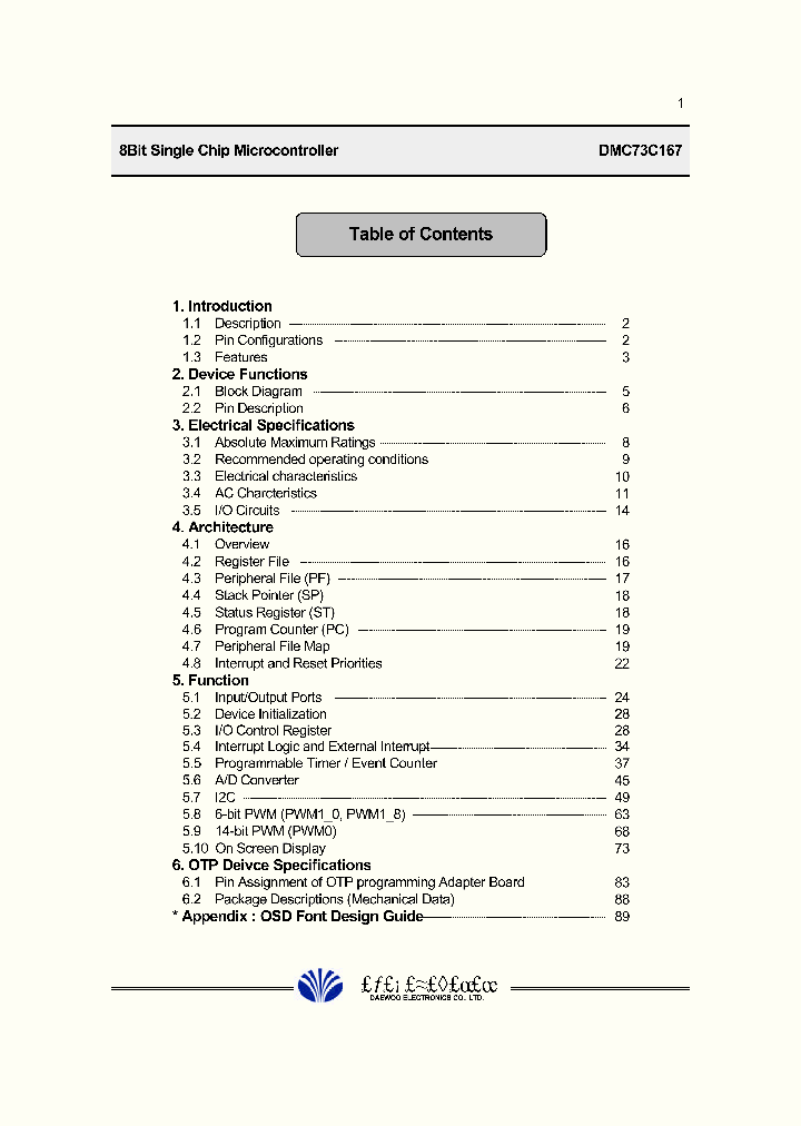 DMC73C167_1073423.PDF Datasheet