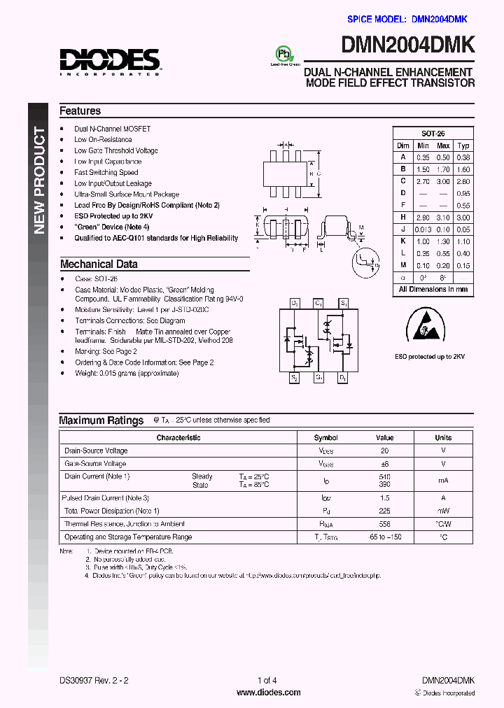 DMN2004DMK_1117494.PDF Datasheet