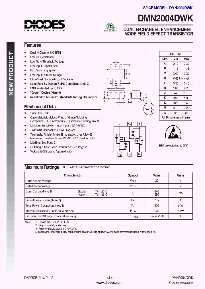 DMN2004DWK_1117544.PDF Datasheet