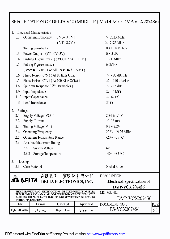 DMP-VCX2074S6_1233514.PDF Datasheet