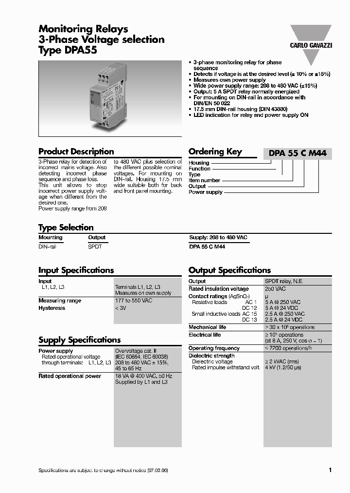 DPA55CM44_1233681.PDF Datasheet