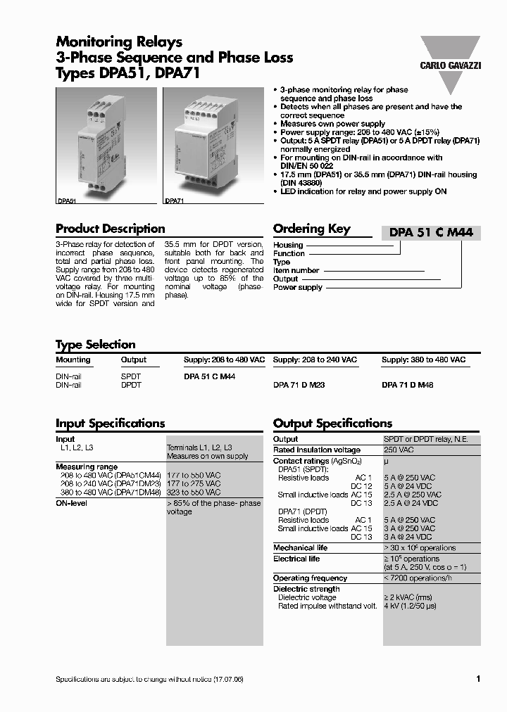 DPA71DM23_1233682.PDF Datasheet