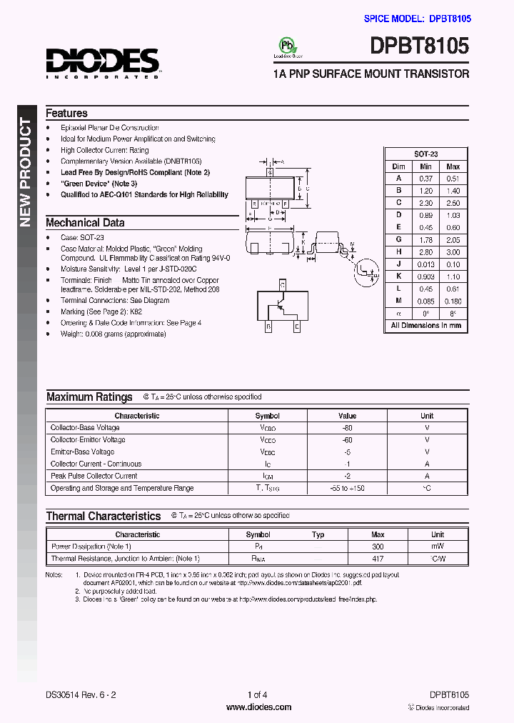DPBT8105_1117441.PDF Datasheet