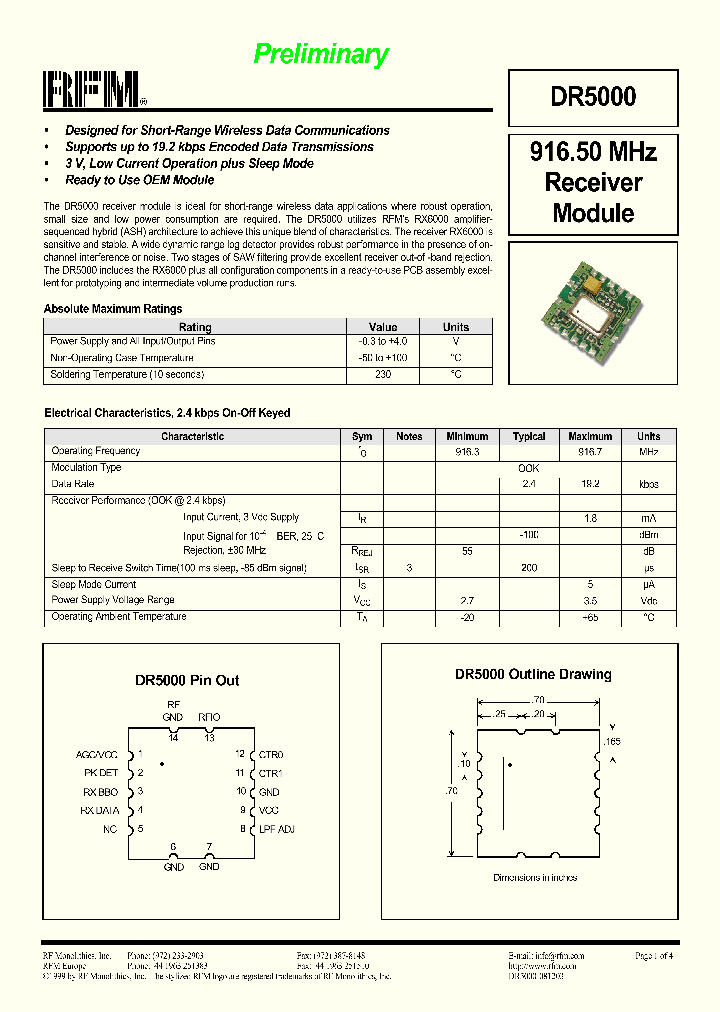 DR5000_1233742.PDF Datasheet