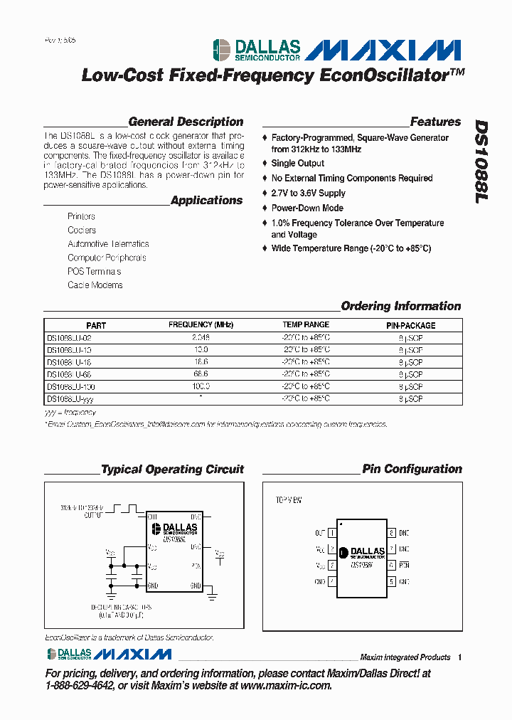 DS1088LU-YYY_1233881.PDF Datasheet