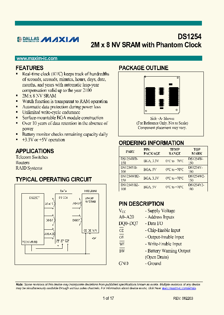 DS1254YB2-100_1233937.PDF Datasheet
