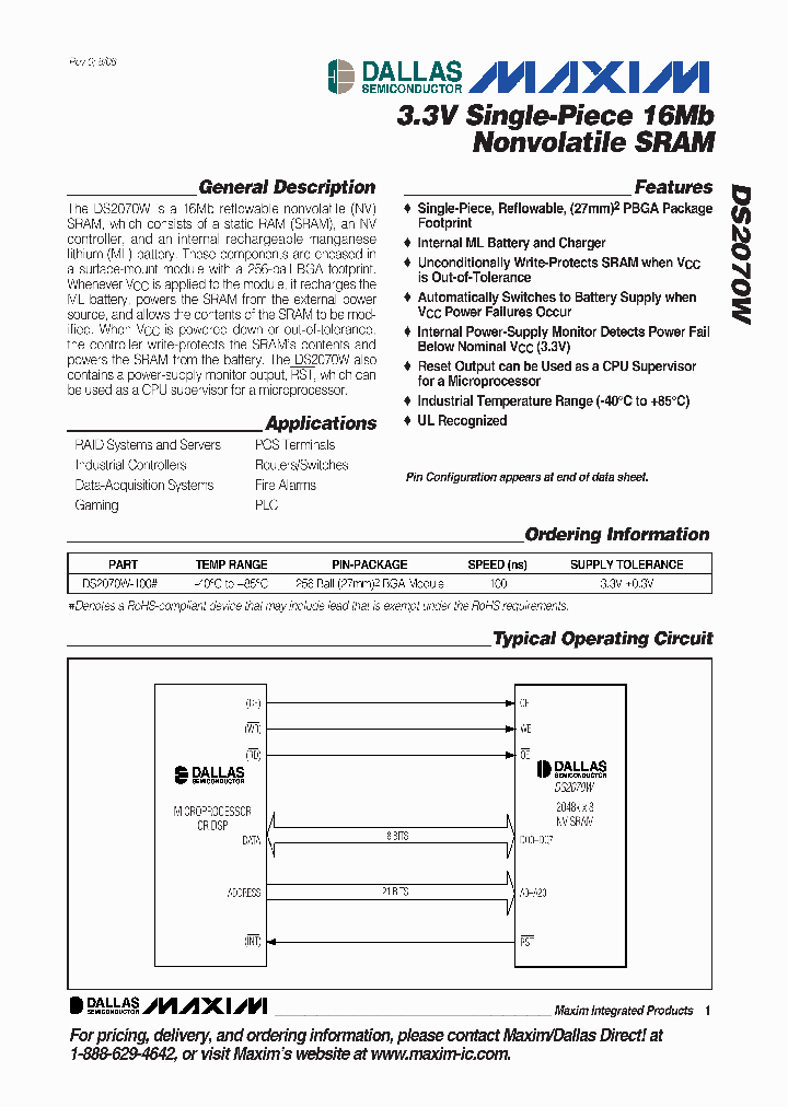 DS2070W-100_1234114.PDF Datasheet