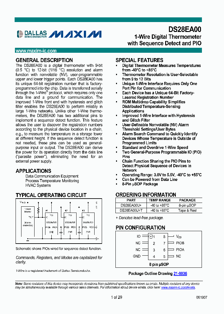 DS28EA00UT_1234266.PDF Datasheet