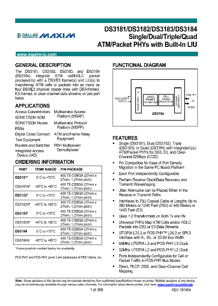 DS3181_1071278.PDF Datasheet