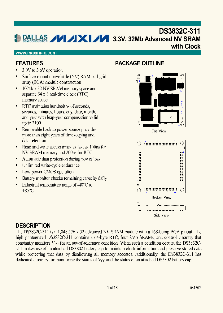 DS3832C-311_1234344.PDF Datasheet
