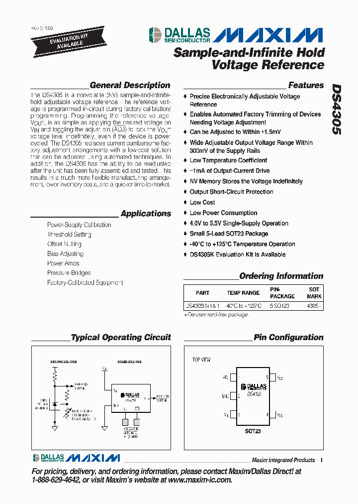 DS4305RTR_1234385.PDF Datasheet