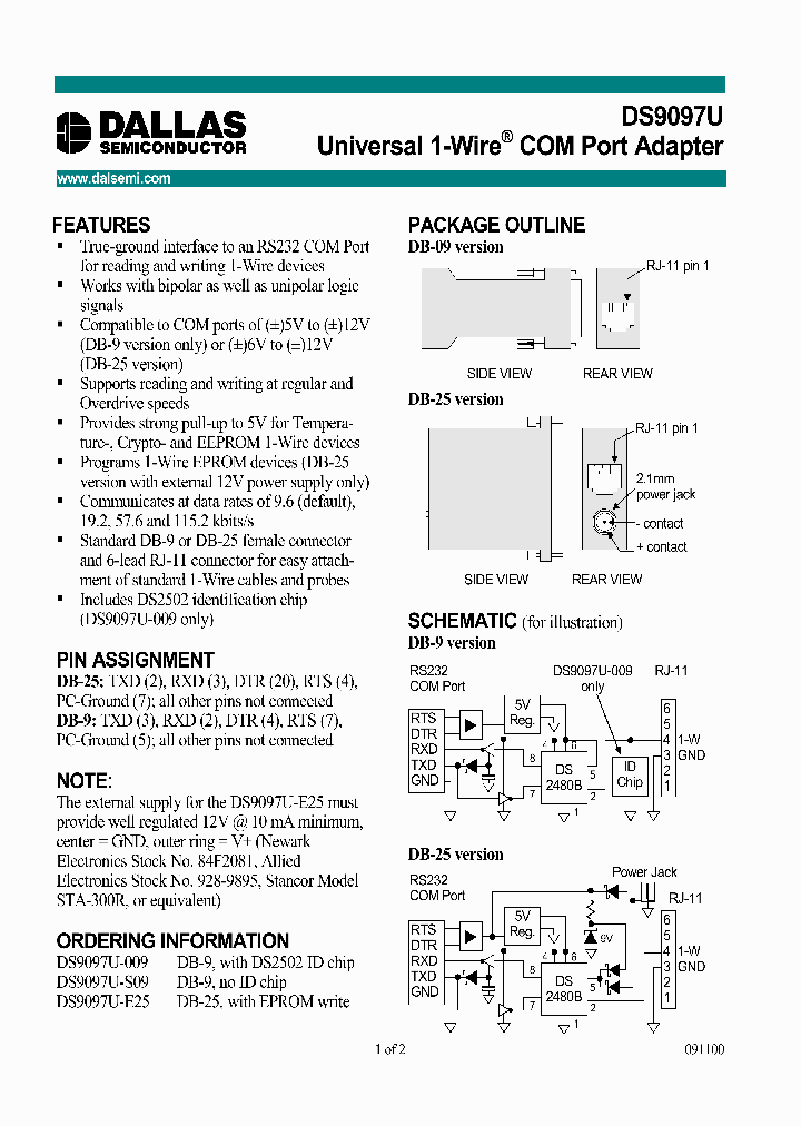 DS9097U-S09_1234520.PDF Datasheet