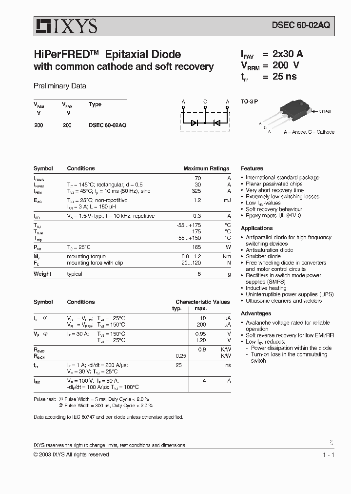 DSEC60-02AQ_1234664.PDF Datasheet