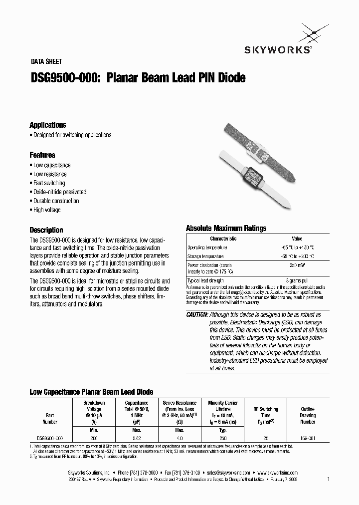 DSG9500-000_1234718.PDF Datasheet