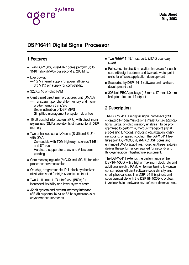 DSP16411_1234741.PDF Datasheet