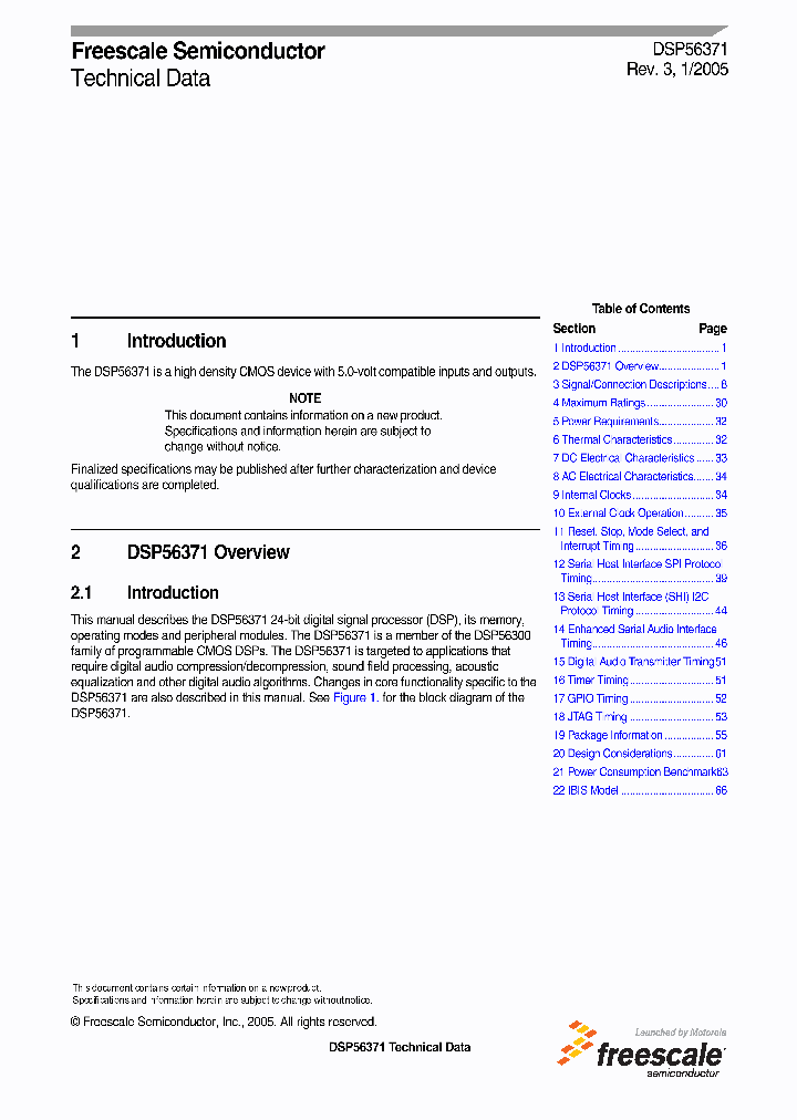DSPA56371_1234800.PDF Datasheet