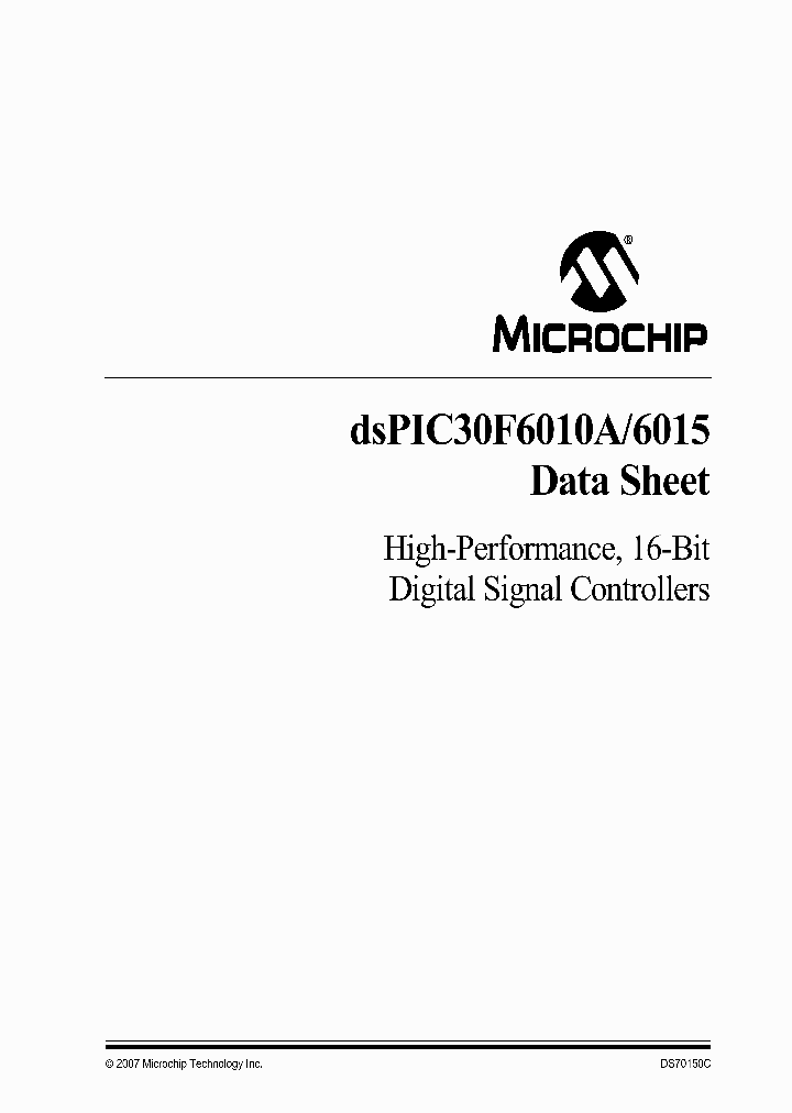 DSPIC30F6010AT-30EPT_1153708.PDF Datasheet