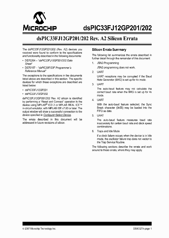 DSPIC33FJ12GP202_1234820.PDF Datasheet
