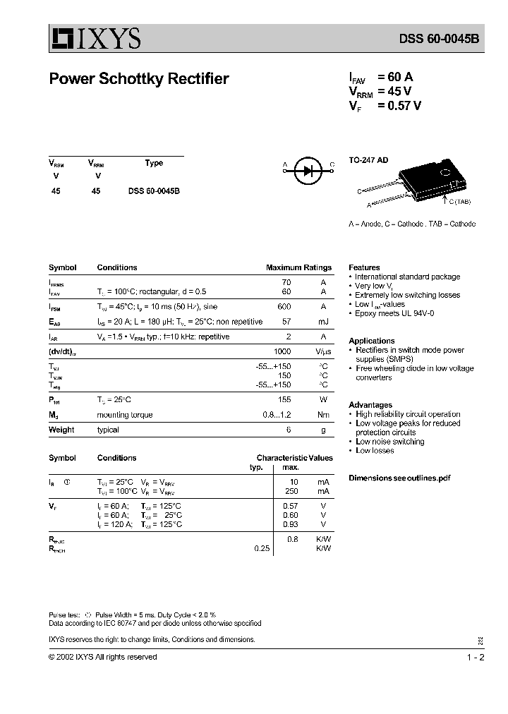 DSS60-0045B_1234858.PDF Datasheet