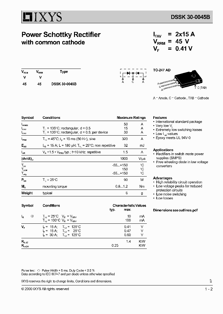 DSSK30-0045B_1234872.PDF Datasheet