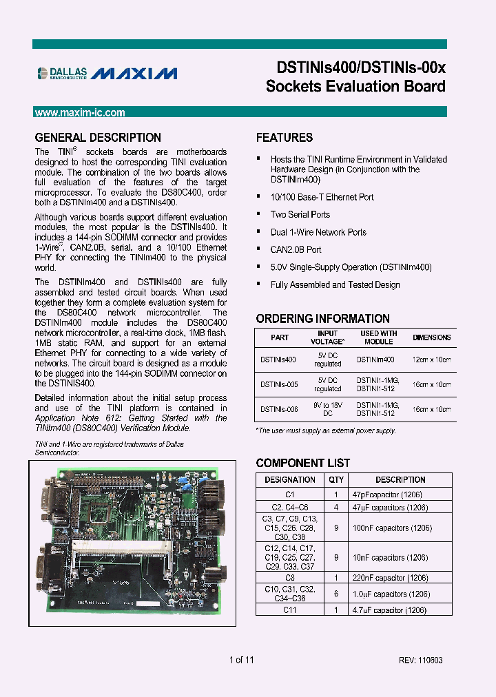 DSTINIS400_1234889.PDF Datasheet