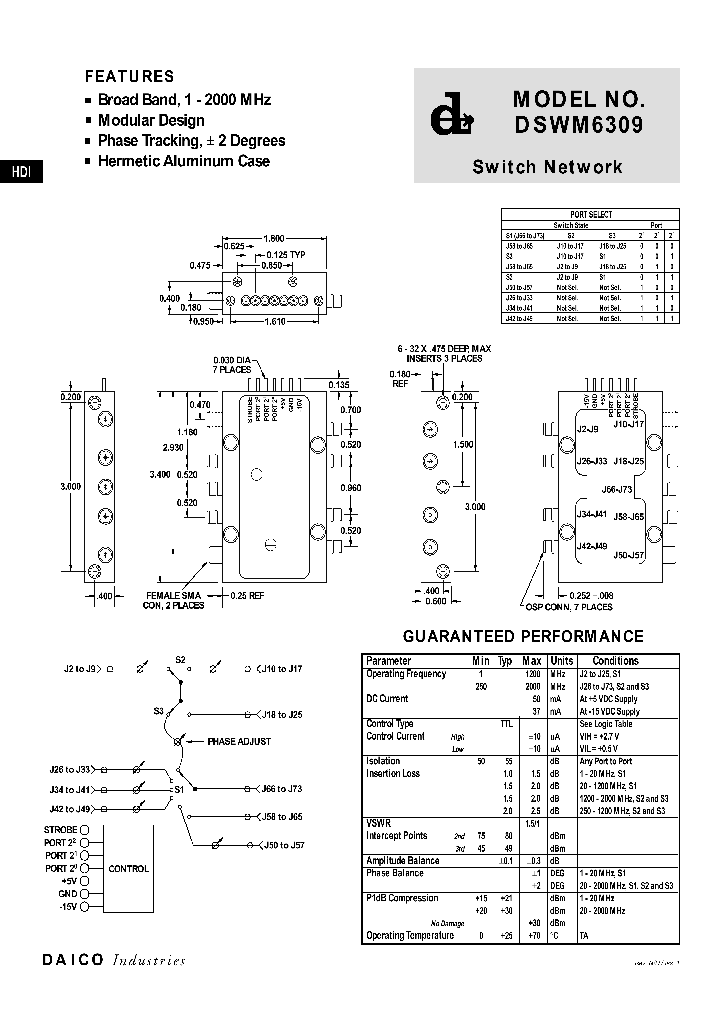 DSWM6309_1234927.PDF Datasheet