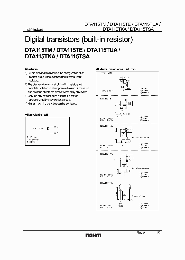 DTA115TUA_1234994.PDF Datasheet