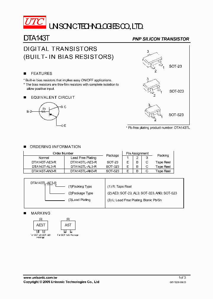 DTA143T_1111511.PDF Datasheet