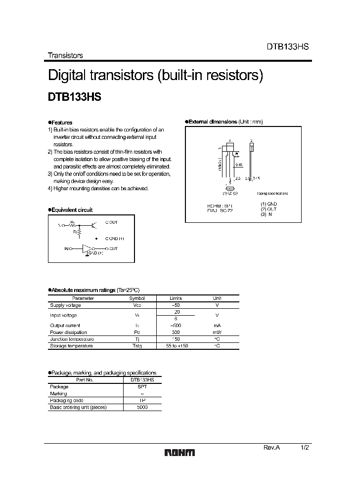 DTB133HS_1235063.PDF Datasheet
