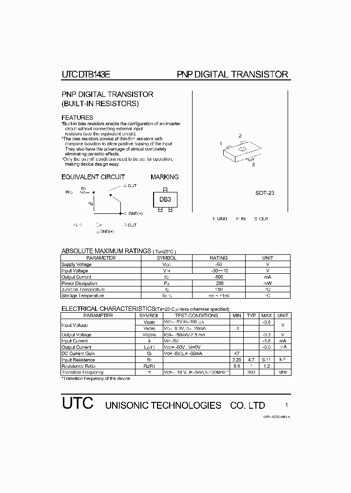 DTB143E_1235064.PDF Datasheet