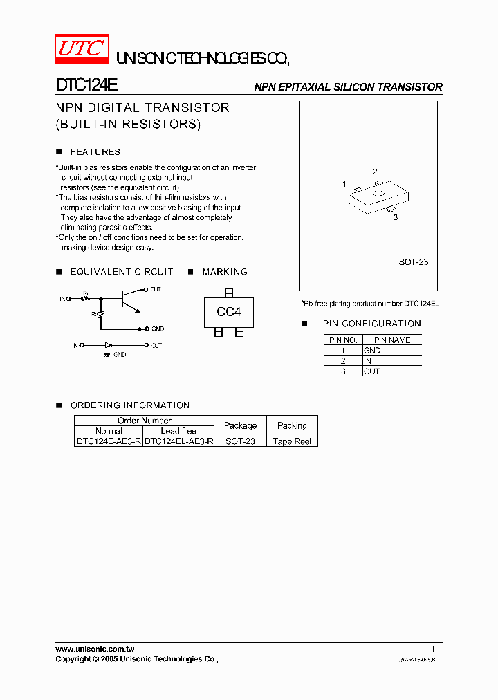 DTC124EL-AE3-R_1235135.PDF Datasheet