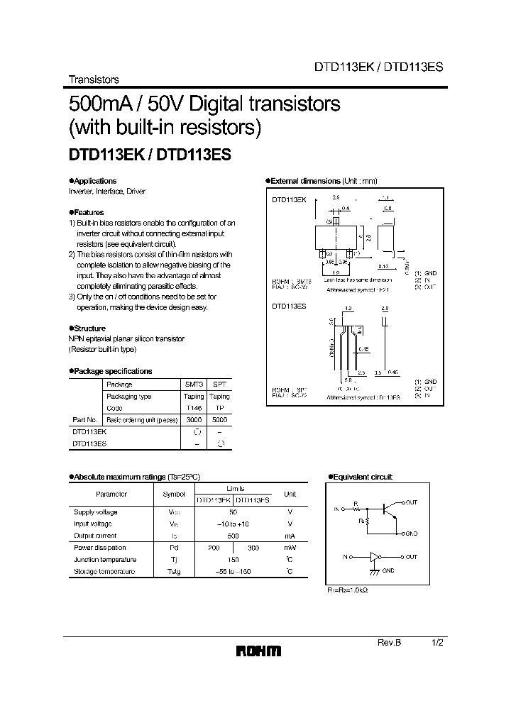 DTD113EK1_734661.PDF Datasheet