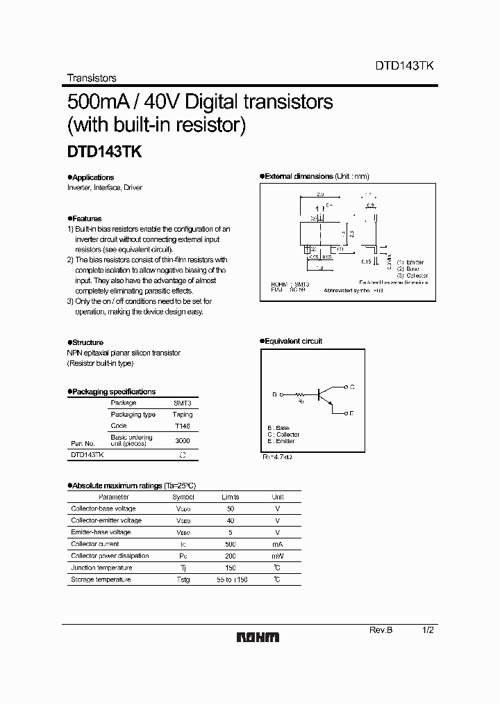 DTD143TK1_1235248.PDF Datasheet