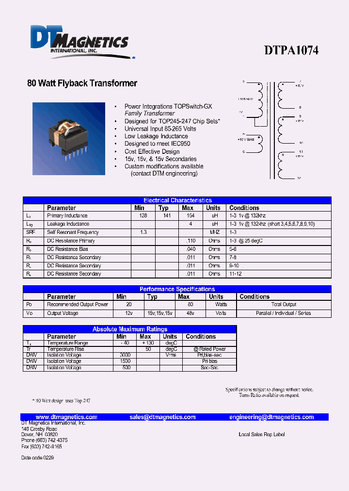 DTPA1074_1235263.PDF Datasheet