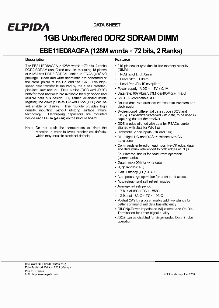 EBE11ED8AGFA-6E-E_1235663.PDF Datasheet