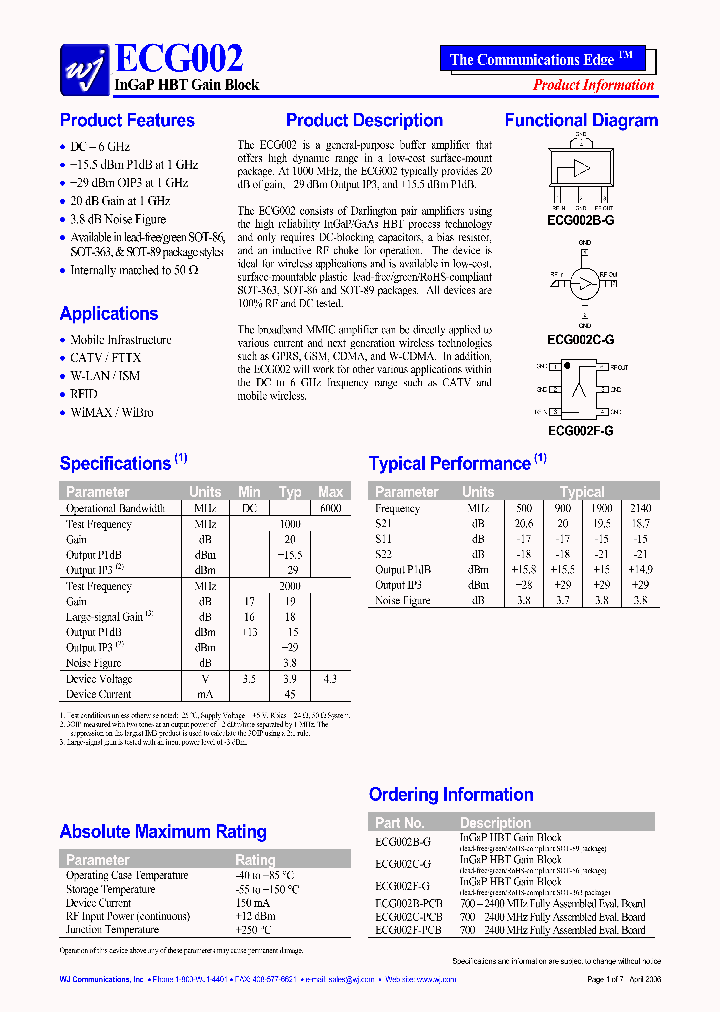 ECG002F-G_674997.PDF Datasheet