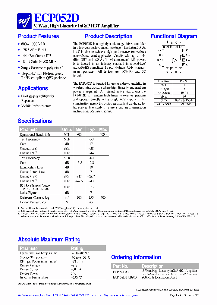 ECP052D06_1235814.PDF Datasheet