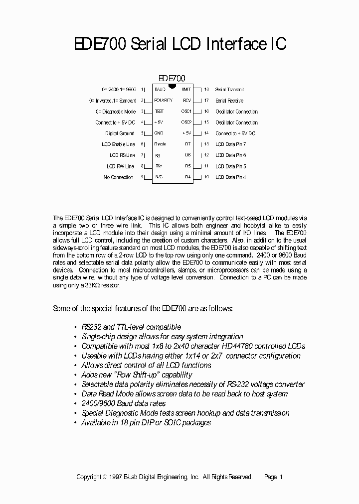 EDE700_1235927.PDF Datasheet