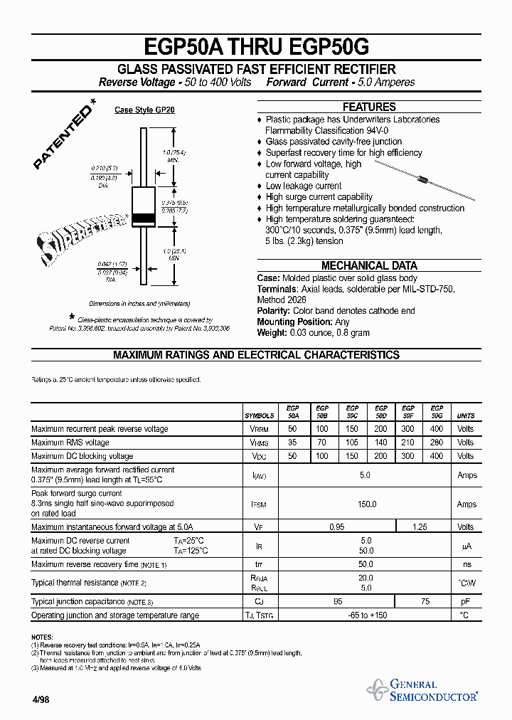 EGP50G_1236206.PDF Datasheet