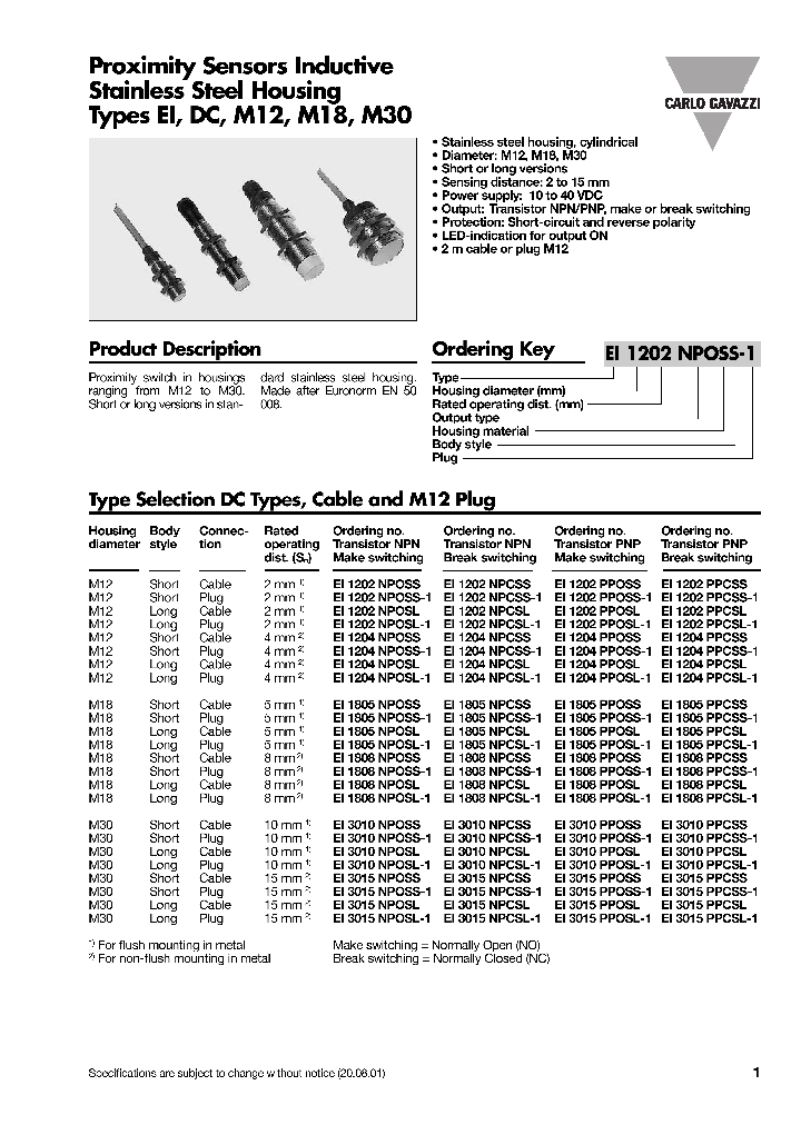 EI3015PPOSS-1_1236238.PDF Datasheet