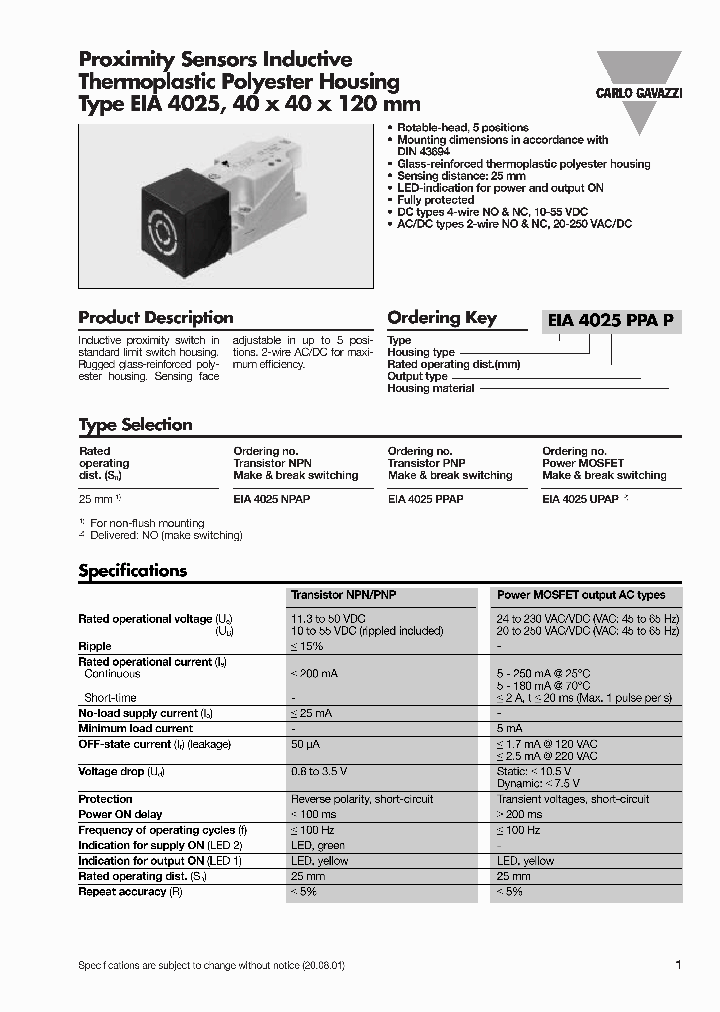 EIA4025NPAP_1094596.PDF Datasheet