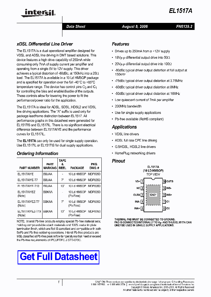 EL1517AIYE-T13_1116286.PDF Datasheet