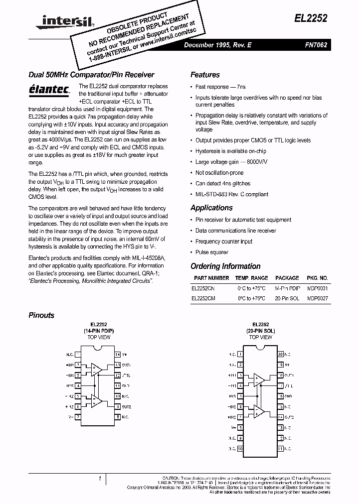 EL2252CN_1236427.PDF Datasheet