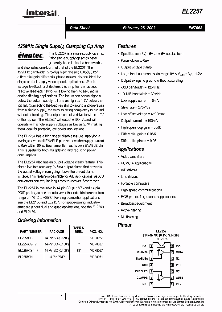 EL2257CS-T7_1236428.PDF Datasheet