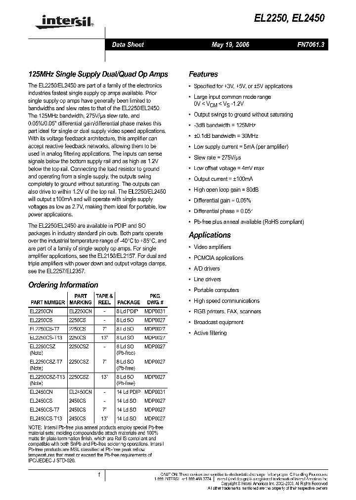 EL2450CS-T7_1236451.PDF Datasheet