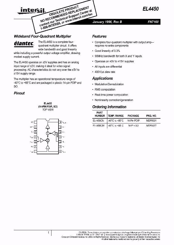 EL4450_1140783.PDF Datasheet